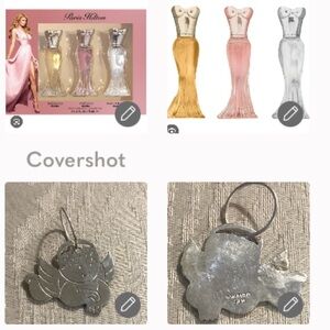 Paris Hilton collection spray perfume 3👗bottles+925 Angel Pendant